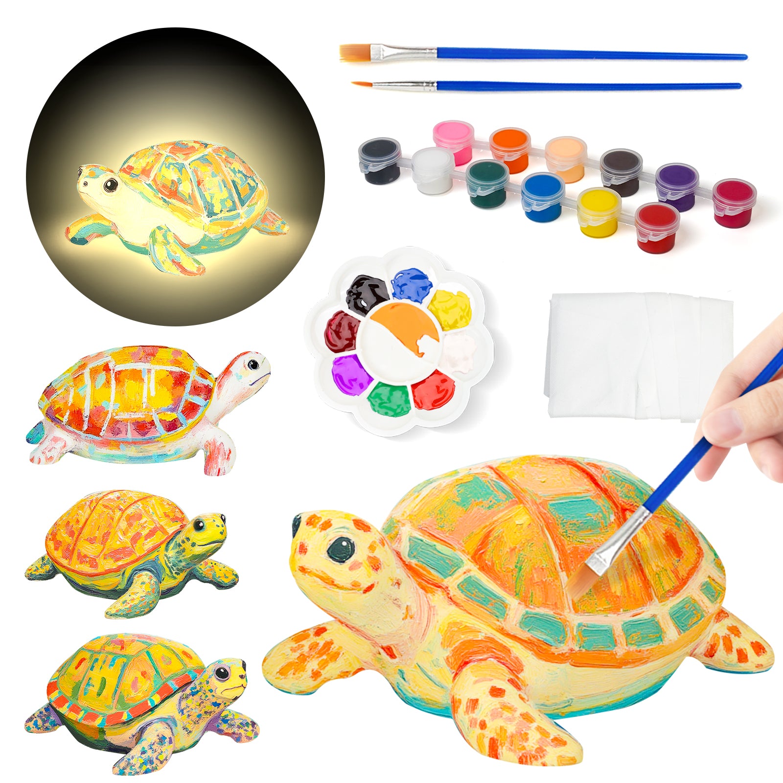 Paint Your Own Turtle Lamp Kit