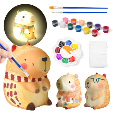 Paint Your Own Capybara Lamp Kit