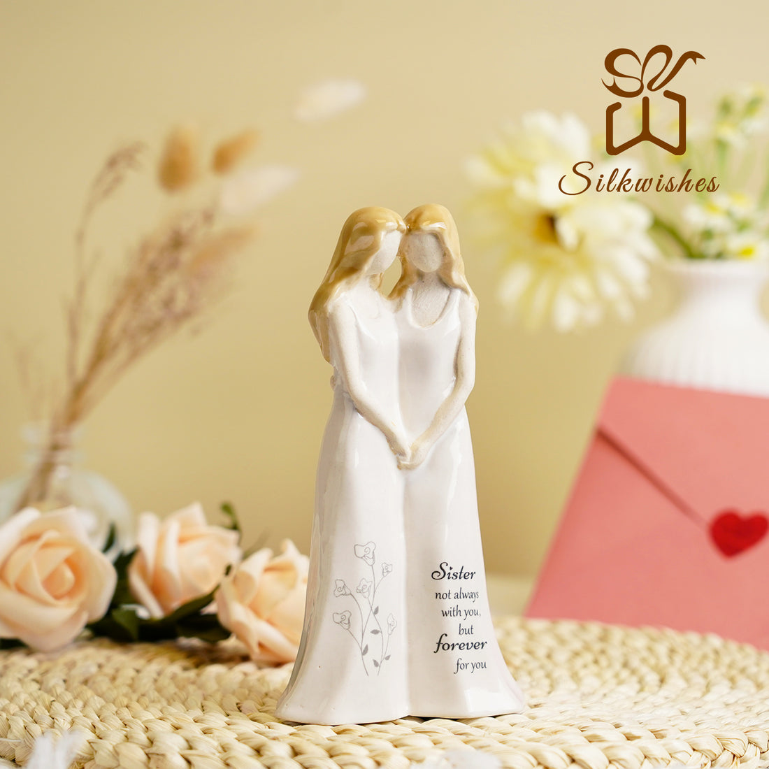 Ceramic Sister Gift Figurine