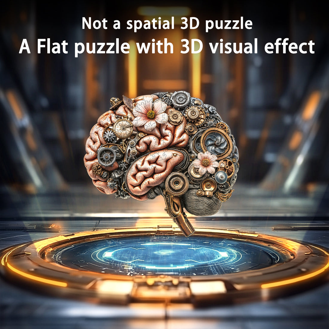 3D Mechanical Brainstem Wooden Jigsaw Puzzle
